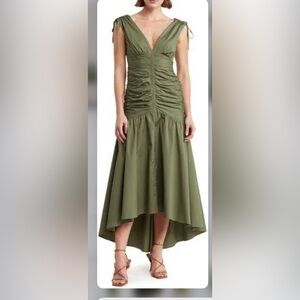 Veronica Beard size 8 olive dress